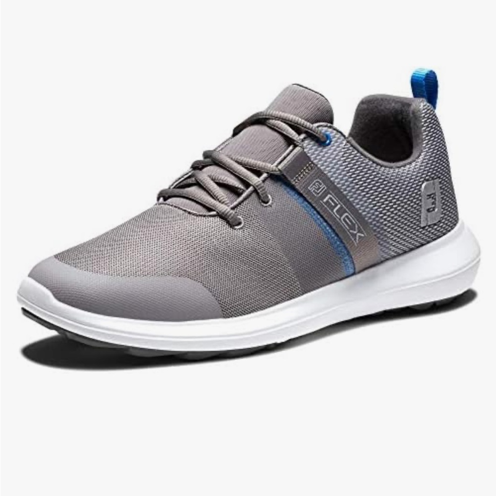 FootJoy Flex Golf Shoes - Grey/Blue 56121 (Men’s Size 10.5)
